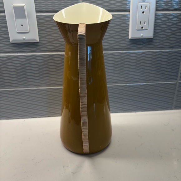 ANTHROPOLOGIE Brown Metal Vase - Picture 4 of 10